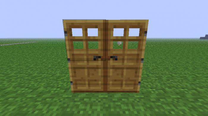 how to lock a door in minecraft