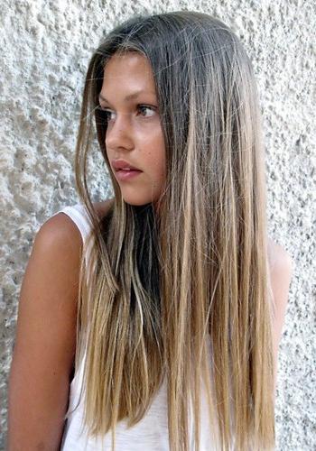 hair coloring ombre photo