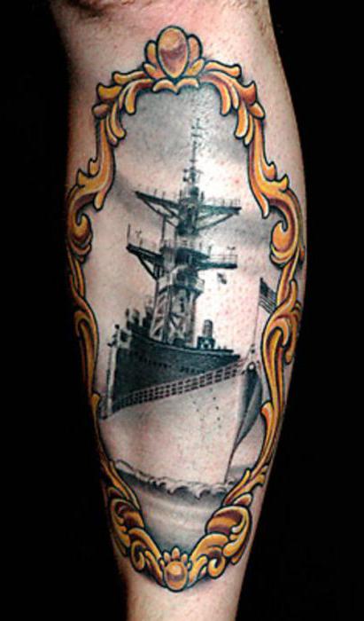 Navy tattoo The Northern Fleet