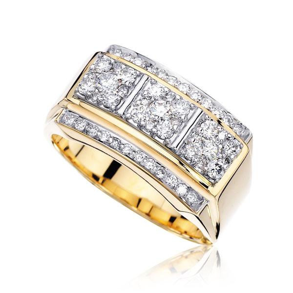 men's ring with a diamond