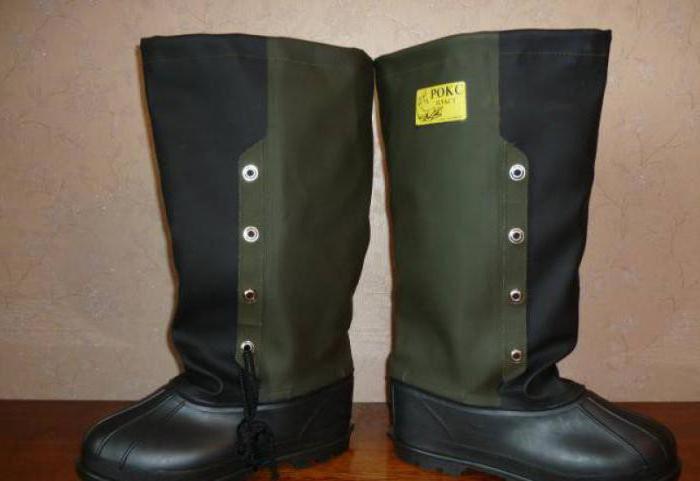 Russian boots for winter fishing