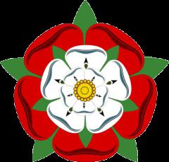 Red rose is a floristic symbol of England