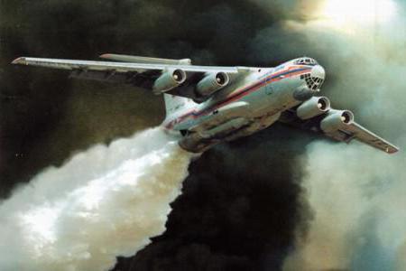 Fire-fighting aircraft IL-76