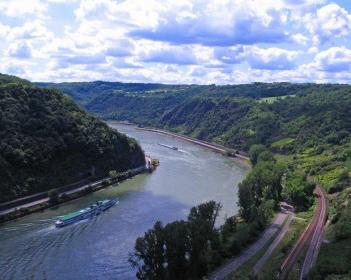 The rivers of Europe. The River Rhine is the largest waterway in Western Europe.