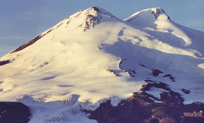 The height of Mount Elbrus