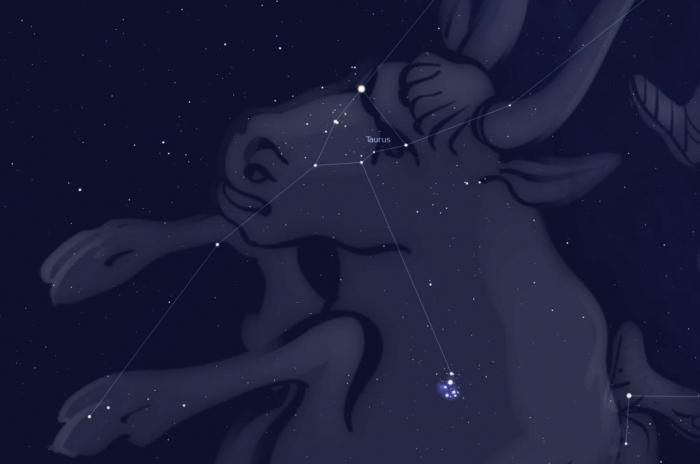 Aldebaran (the star). Aldebaran in the constellation of Taurus