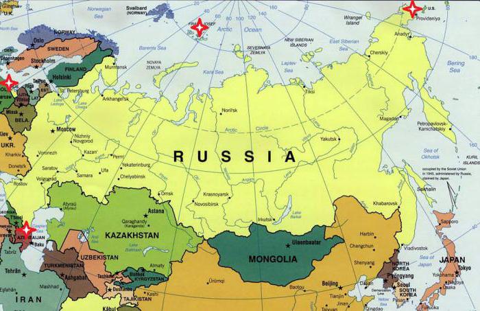 features of the physico-geographical location of Russia