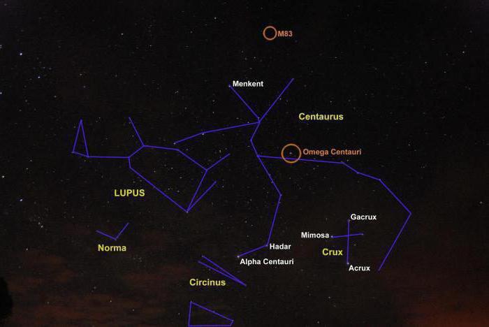 Constellation Wolf: where is the list of stars