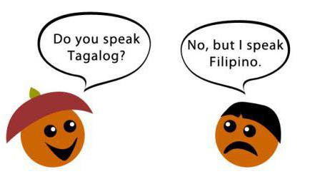 Tagalog language: the origin and features