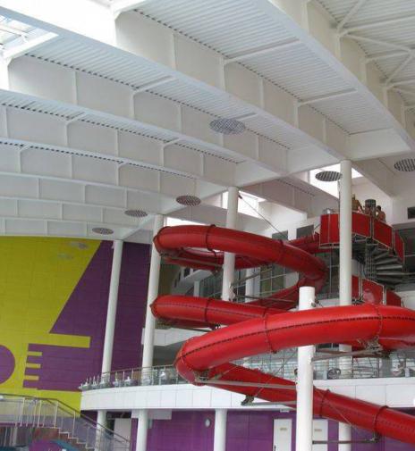 aquapark in the Zhlobin operation mode