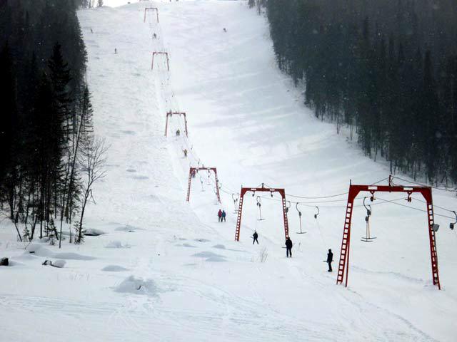 "Mountain Salanga" - a ski resort in Russia