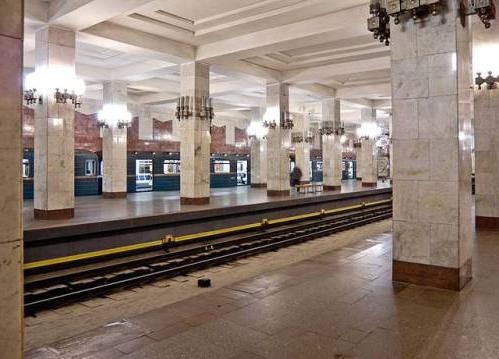 Nizhny Novgorod. The metro stepped over the river