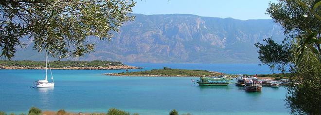 Cleopatra Island, Turkey - the resort of the rulers of the world