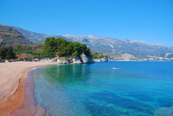 sandy beaches of Montenegro