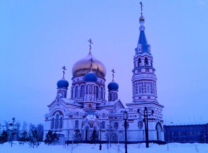 Uspensky Cathedral in Omsk