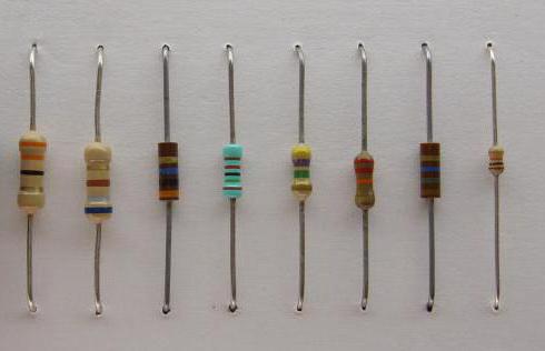 How is the marking of the resistors color-coded?