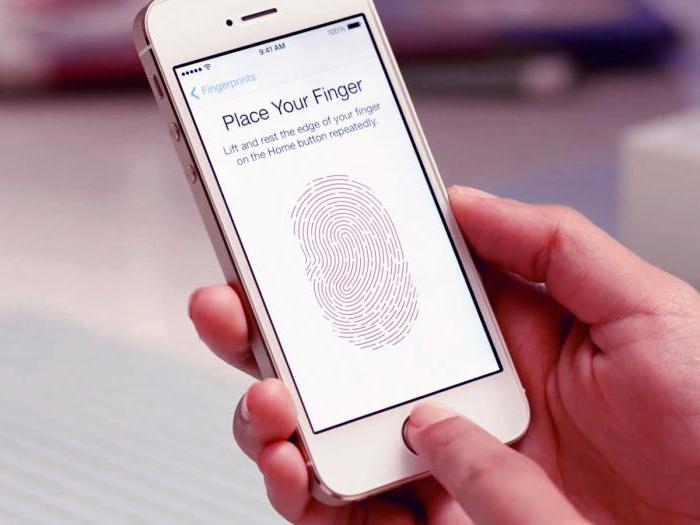 bad functioning of the fingerprint scanner iphone 5s