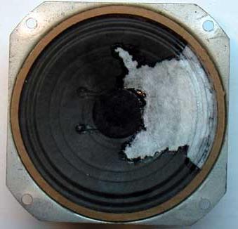 Self-repair of the speaker using available materials