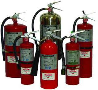 Fire extinguishers types and purpose 