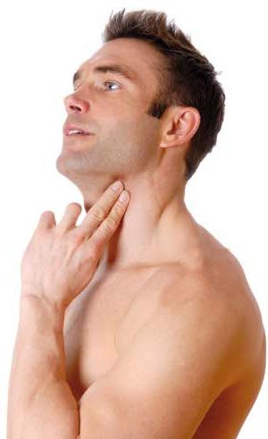 Thyroid gland in men